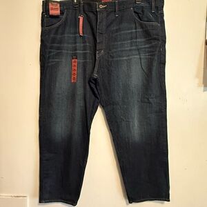 Foundry Men's Blue Jeans New Size 50X30 Relaxed Fit Straight Denim